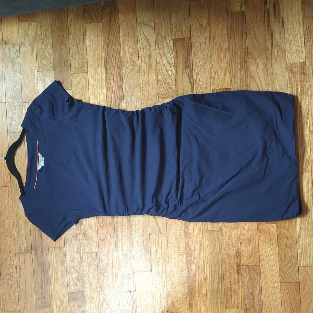 Boden Blue Ruched Sheath Mini Dress